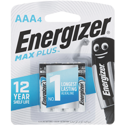 Energizer MaxPlus AAA Batteries 4 Pack