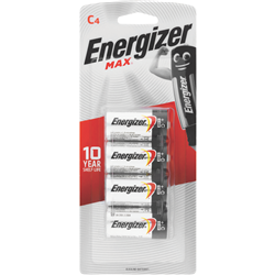 Energizer Max C 4 Pk Battery