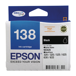 Epson 138 XL Black Ink Cartridge
