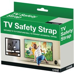 Crest Flat Panel TV Safety Strap - 60kgs Max Load