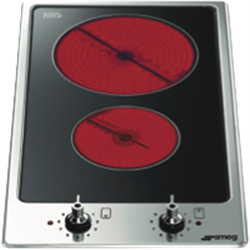 Smeg Domino 2 Burner Ceramic Cooktop