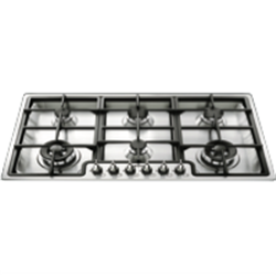 Smeg 90cm Cooktop 3 Plus 2 Wok SS