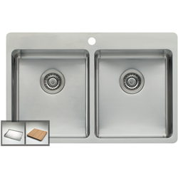 Oliveri Double Bowl Inset Sink
