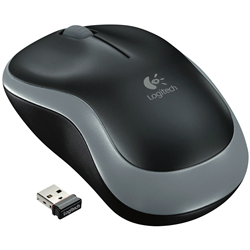 Logitech M185 Wireless Mouse (Grey)