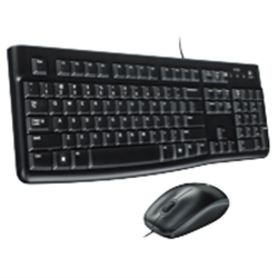 Logitech Corded Mouse and Keyboard MK120