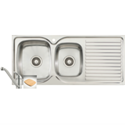 Oliveri 1&3/4 LH Bowl Inset Sink