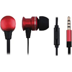 GVA Metal Earphone Red