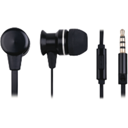 GVA Metal Earphone Black