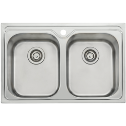 Oliveri Diaz Universal Double Bowl Sink