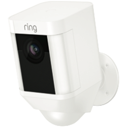 Ring Spotlight Wi-Fi Battery Camera - White