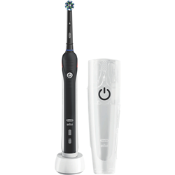 Oral B Cross Action Black with Travel Case