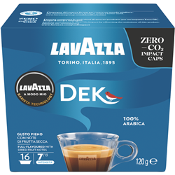 Lavazza DEK CRESMOSO Coffee Capsules 16PK