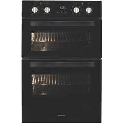 ARTUSI 60cm Built-in Double Wall Oven Black