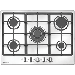 ARTUSI 70cm Stainless Steel Gas Cooktop