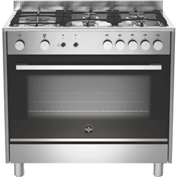 La Germania Futura 90cm Gas Upright Cooker Stainless Steel