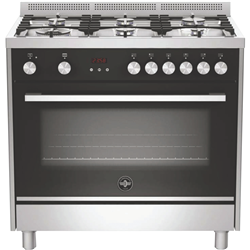 La Germania Futura 90cm Gas Upright Cooker - Stainless Steel