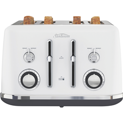 Sunbeam Alinea Collection 4 Slice Toaster - White