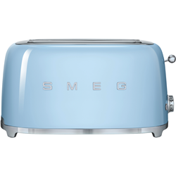 Smeg 50's Style Longslot 4 Slice Toaster Pastel Blue