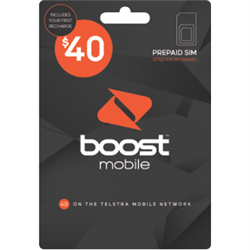 Boost BOOST PREPAID SIM KIT $40