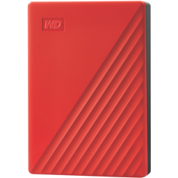 Western Digital 4TB My Passport Portable HDD (Red)