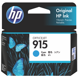 HP 915 Cyan Original Ink Cartridge
