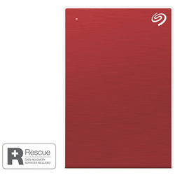 Seagate 1TB One Touch Portable HardDrive (Red)