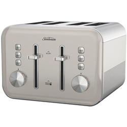 Sunbeam Simply Shine Toaster -  Cream 4 Slice