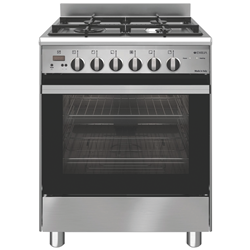 Emilia 60cm Stainless Steel Duel Fuel Upright Cooker