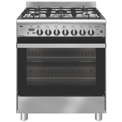 Emilia 70cm stainless Steel Bi Energy Dual Fuel Upright Cooker