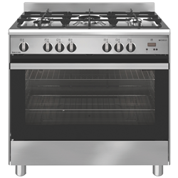 Emilia 90cm Stainless Steel Gas Upright Cooker