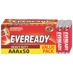 Eveready Heavy Duty AAA 50 PK