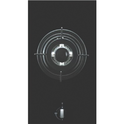 ARTUSI 30cm Gas Cooktop Black Glass