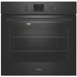 Chef 60cm Electric Oven Dark Stainless