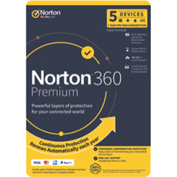 Norton 360 Premium Internet Security (5D 12M)