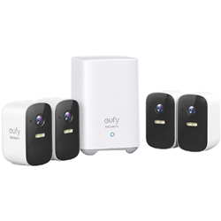 eufy 2C Pro 2K Security System & Homebase (4 Camera)