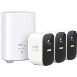 eufy 2C Pro 2K Security System & Homebase (3 Camera)