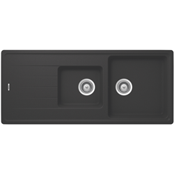 Hafele Quartz Sink G2 1&3/4 with Drainer Onyx
