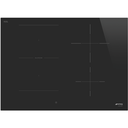 Smeg 70cm Induction Cooktop Low Profile Black