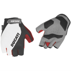 Ducati Scooter & Bike Gloves (White/Red)