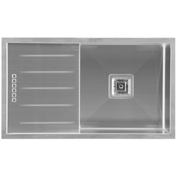 Hafele Squareline Sink G3 Single Bowl and Drainer
