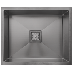 Hafele Squareline Sink G3 Laundry Linen Gunmetal