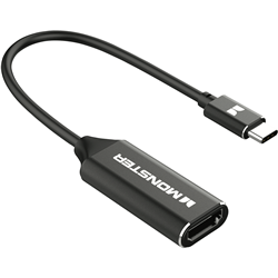 Monster USB-C to 4K HDMI Adapter (15cm)