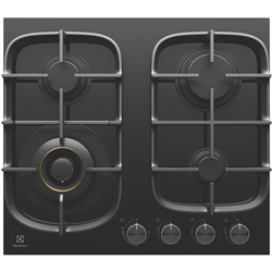 Electrolux 60cm Black Ceramic Glass Gas Cooktop