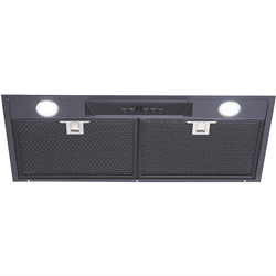 Schweigen 60cm Black undermount rangehood 900m3/hr