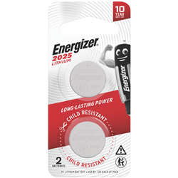 Energizer Lithium Coin CR2025 2PK