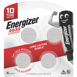 Energizer Lithium Coin CR2032 4PK