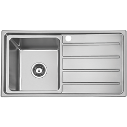 Hafele Squareline Plus Single Bowl Sink with Right Hand Drainer