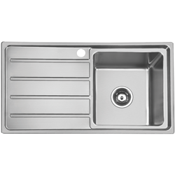 Hafele Squareline Plus Single Bowl Sink With Left Hand Drainer