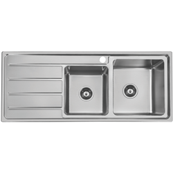 Hafele Squareline Plus 1 & 3/4 Sink with Left Hand Drainer
