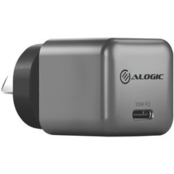Alogic Power 30W GaN Charger USB-C Black